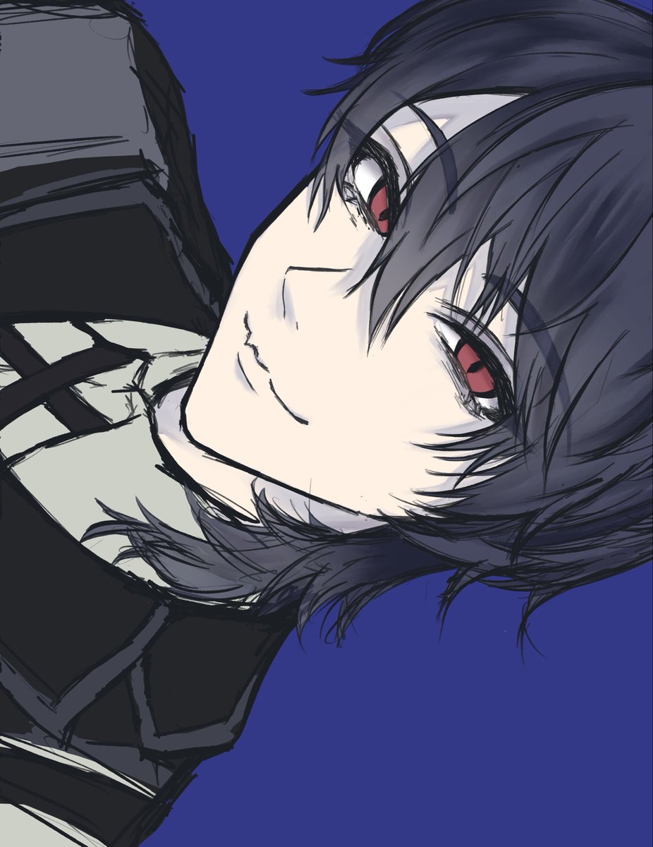 mu_nonaka's tweet photo. # いいねの早い3人に死ぬほどてきとうなイラスト投げつけるこれを見たそこの君もやるんだ 
3人目　ウルフィ⚔️
ちょっとガチってしまいました‼️ https://t.co/xTxDKV6E6v