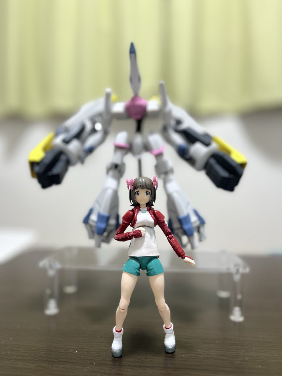 take_c_s's tweet photo. ゼノグラシア春香を少し修正した。そしてモデロイドのインベルも作ったぜ。 https://t.co/6LCkBs5CDg