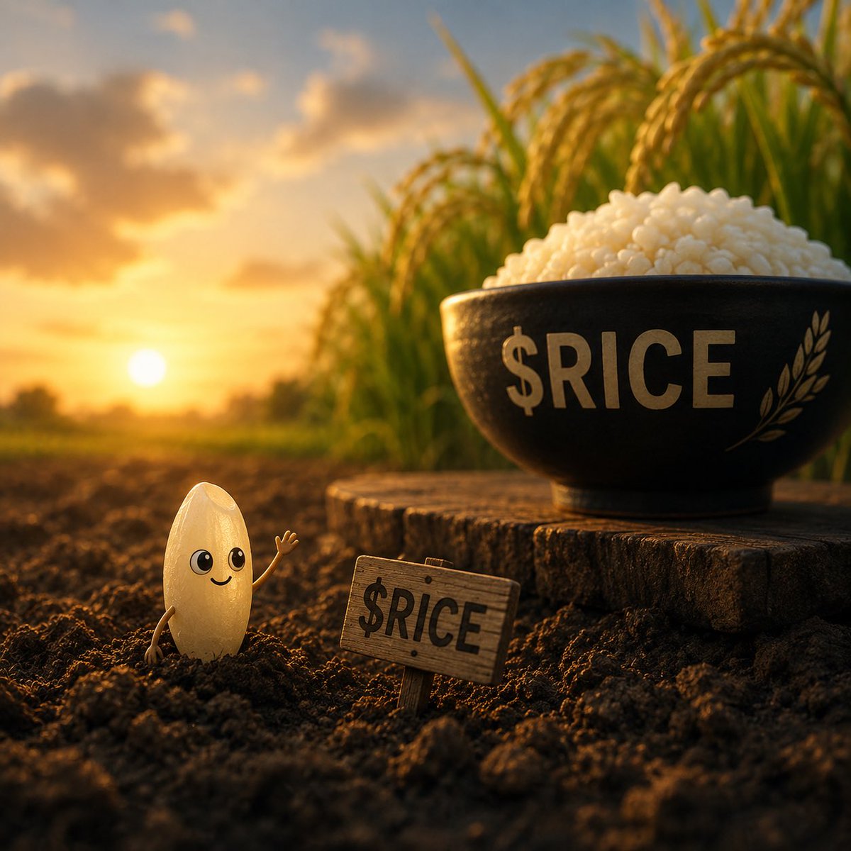 Faceless3340's tweet photo. A little grain today,
a whole different story tomorrow.🤲

Keep that bowl close👌😌. $RICE|@1grainproject https://t.co/ogwgi8tXz3