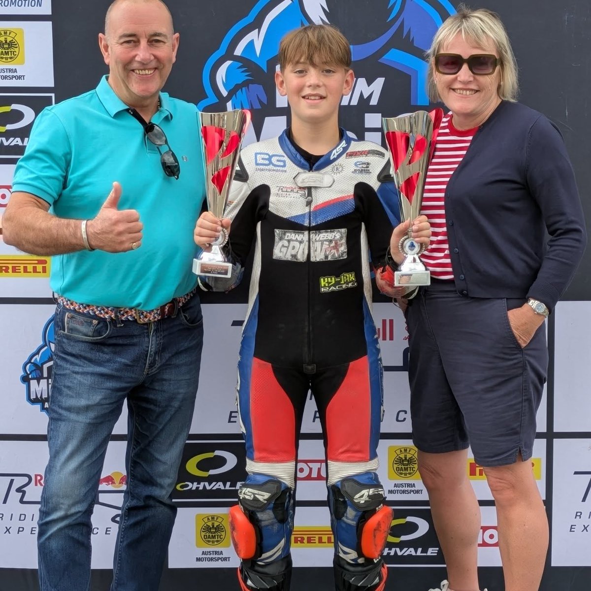 JolynnDedectz2's tweet photo. Great weekend at the Red Bull Ring for the penultimate MiniGP Austria round, finishing 2nd and 1st! Huge thanks to Chris and Sue from Bulwark Bus and Coach Ltd for their support, and to Kemmer for the help. Well done Uzay Alp and Frankie Watson! https://t.co/yK3bYfIULi