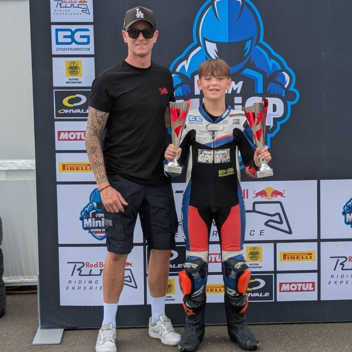 JolynnDedectz2's tweet photo. Great weekend at the Red Bull Ring for the penultimate MiniGP Austria round, finishing 2nd and 1st! Huge thanks to Chris and Sue from Bulwark Bus and Coach Ltd for their support, and to Kemmer for the help. Well done Uzay Alp and Frankie Watson! https://t.co/yK3bYfIULi