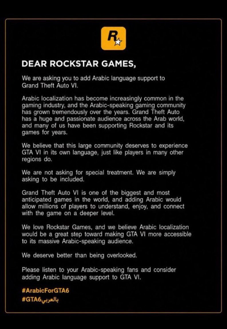 GAMERZH26's tweet photo. @RockstarGames Please https://t.co/VvEh320xey