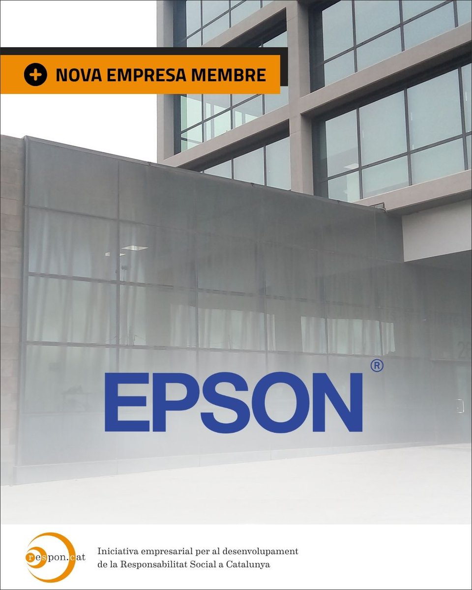 respon_cat's tweet photo. La comunitat de #ResponCat continua creixent.

Donem la benvinguda a @Epson_ES, que treballa en descarbonització, eficiència energètica, circularitat i tecnologies orientades a reduir l’impacte ambiental.

👉 https://t.co/71FU8xfOwG

#ComunitatResponcat https://t.co/iqVj6akvvT