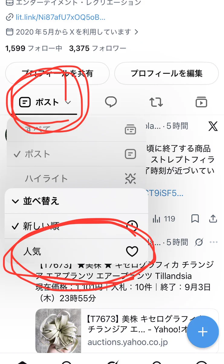 てぃー@プロフィール確認してね(_ _)様確認用 東京園芸市場 ® on X: 