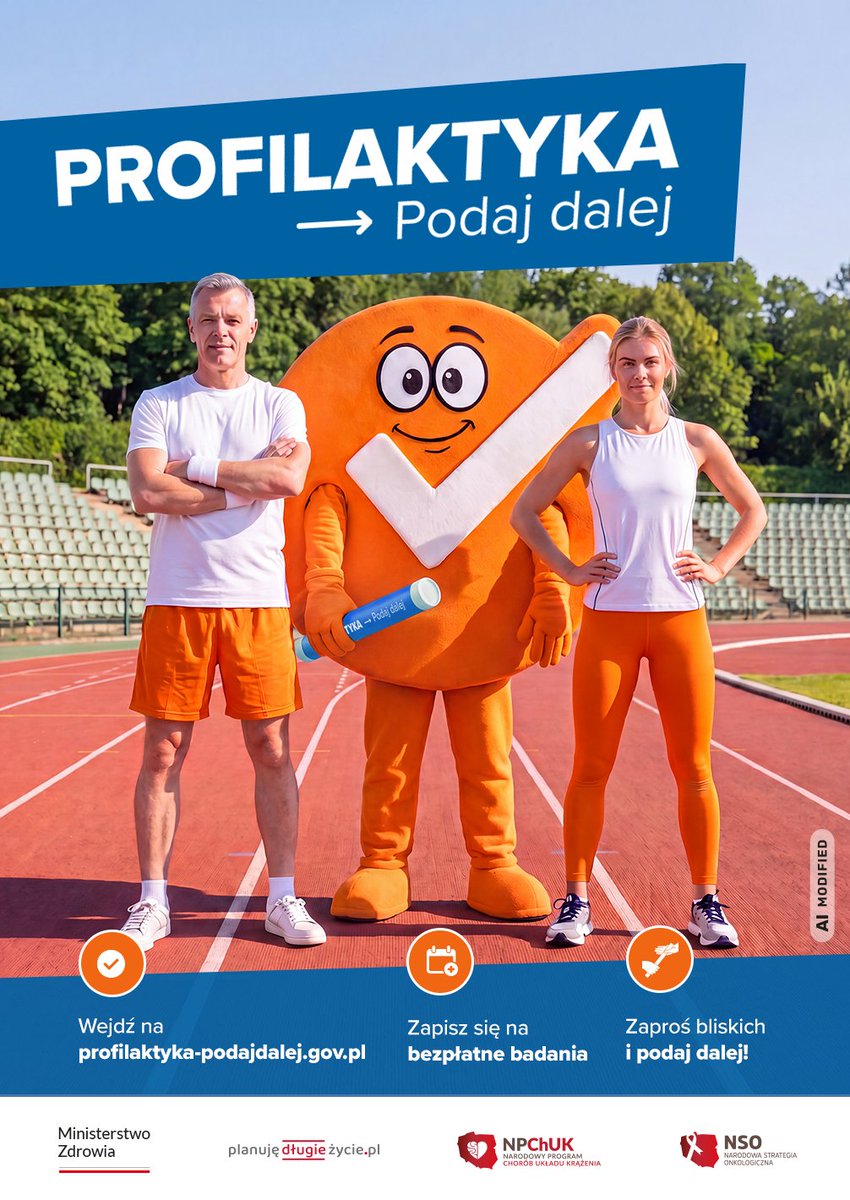 NFZ_GOV_PL's tweet photo. 👉 Zrób pierwszy krok do #zdowie.
🔝 Skorzystaj z bezpłatnych programów #profilaktyka, które oferujemy.

👋 Zacznij od siebie, ale zachęć do świadomego dbania o zdrowie także swoich najbliższych.

🧡 #ProfilaktykaPodajDalej #NFZ 
@MZ_GOV_PL 

ZOBACZ ⬇️
📽️ https://t.co/cHZWvzdJms