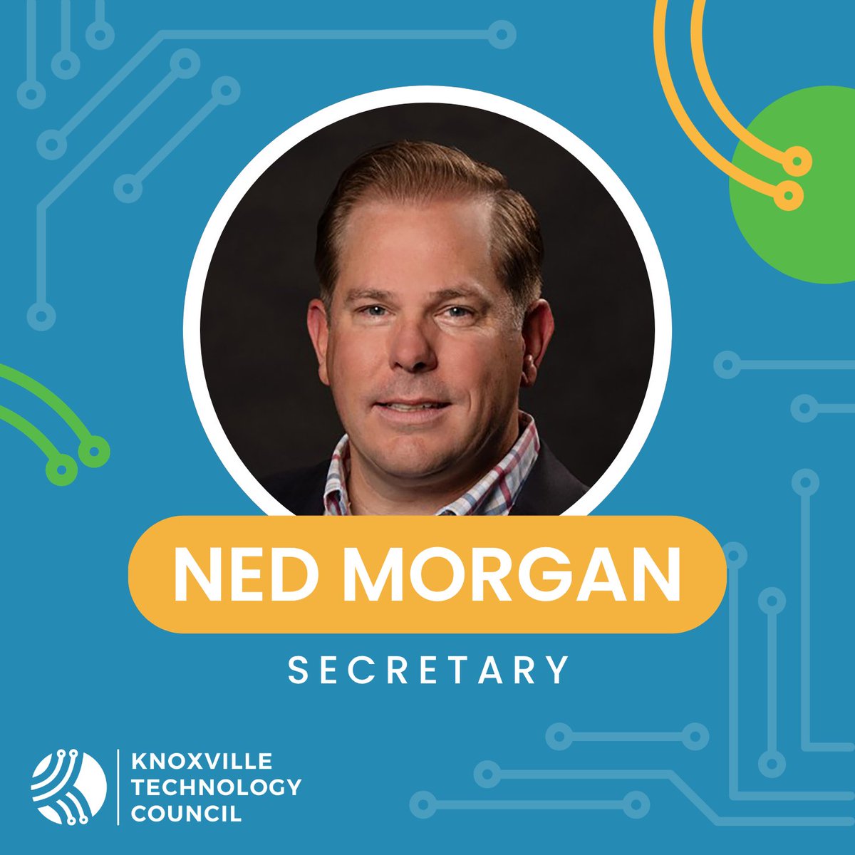 KTechCouncil's tweet photo. Help us welcome Ned Morgan to the KTech Board of Directors! 🎉

Ned has over 15 years of experience in data privacy &amp; intellectual property law, bringing a valuable perspective to the Board and his position as KTech Secretary.

#Knoxville #TechnologyCouncil https://t.co/rUbJcNmlBW