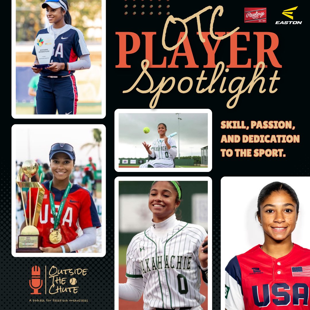 outsidethechute's tweet photo. 🌟 OTC PLAYER SPOTLIGHT: MICHAELA LANDERS 🇺🇸

Remember the name.

@MichaelaAkera is quickly becoming one of fastpitch softball’s brightest young stars.

👉 Head over to our Facebook page to read the full OTC Player Spotlight! https://t.co/pd42FJBXuW