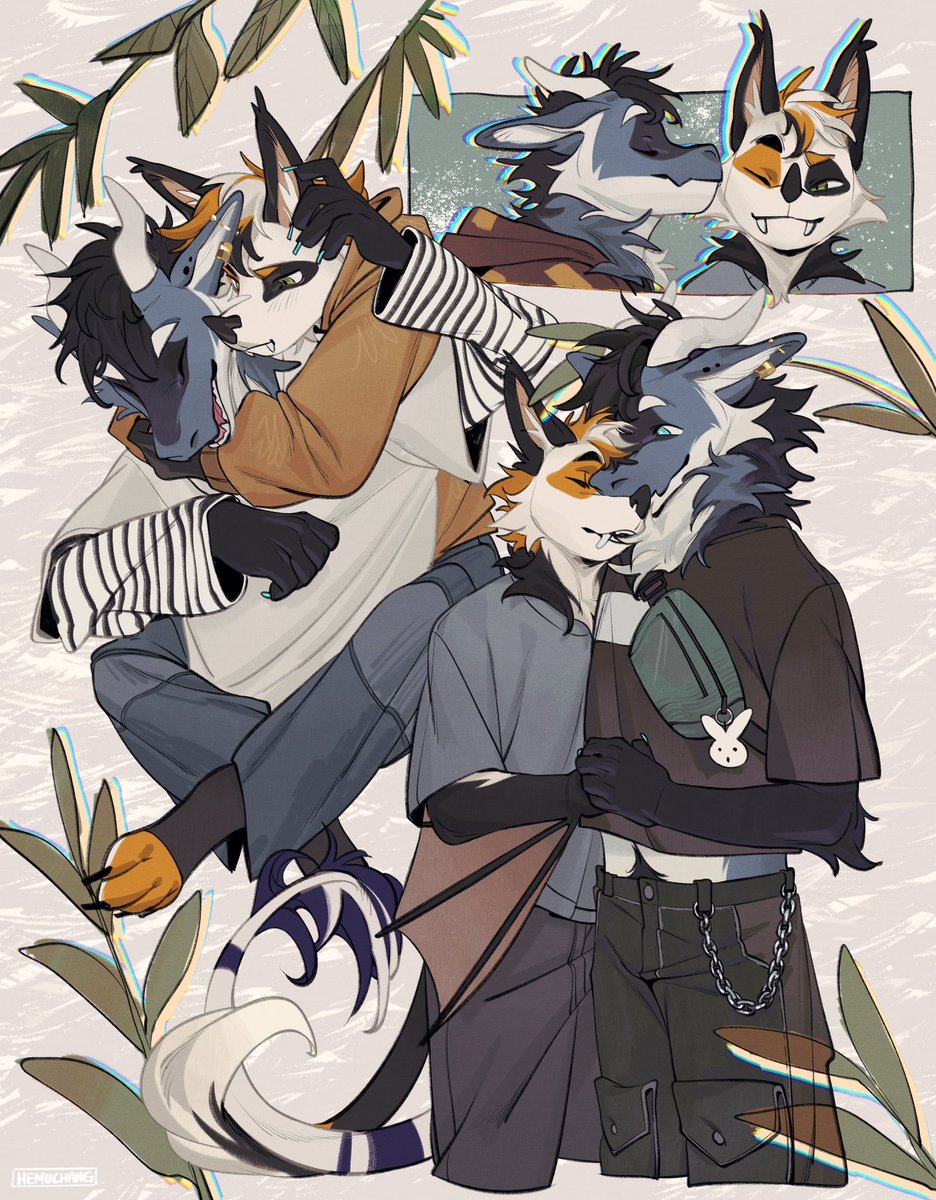 Fugama7852's tweet photo. Gayslop

🦇:@KaparoFur 

🎨:@Hemuchang https://t.co/bO7KJxNy9A