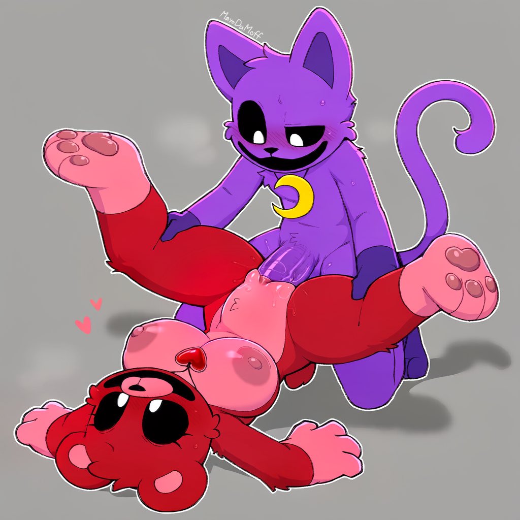 MayoDaMoff's tweet photo. Catnap x Bobby Bearhug https://t.co/ArX2tjOFBb