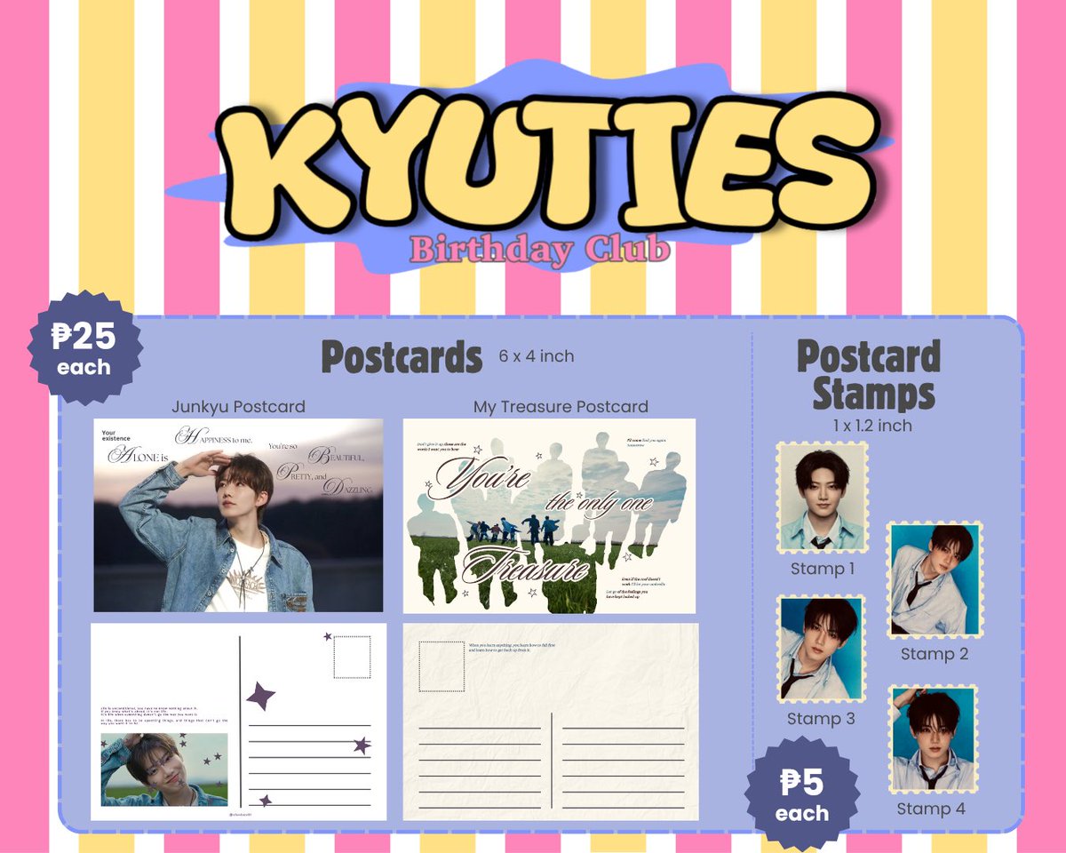 alasdose51's tweet photo. 🎀 KYUTIES BIRTHDAY CLUB! 🤍

⛓️‍💥: https://t.co/IRwEBDwDCF

from individual items to our specially curated bundles, everything you need to celebrate Junkyu’s special day is now here 🎂🎀
 🎀 pre-order period: sept 3 - sept 17 https://t.co/NyIvz3ojQP