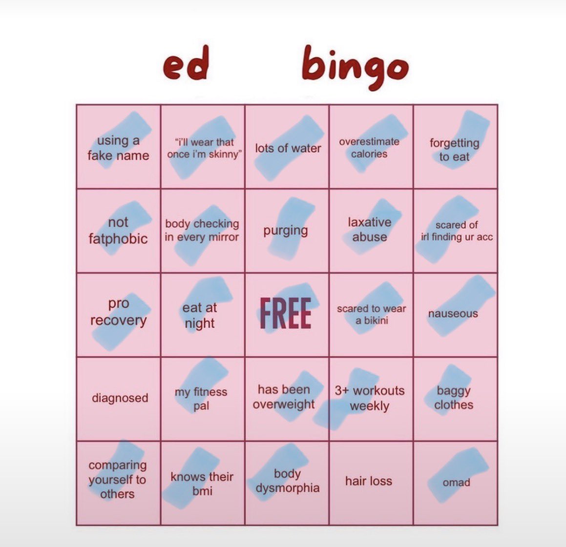 withany_luck's tweet photo. i got.. a few bingos.. https://t.co/eltdGIgk72