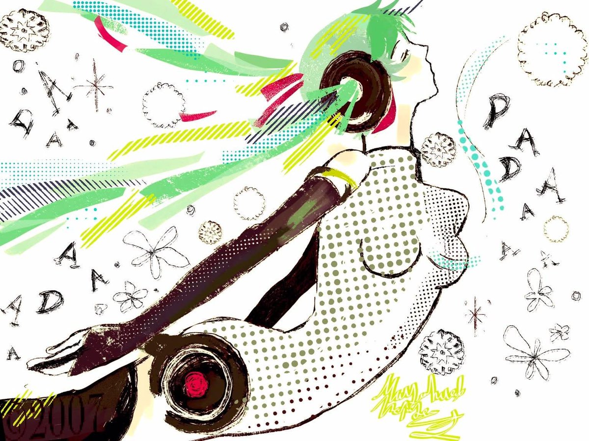 Mayahuelverde's tweet photo. #HappyBirthdayMiku #hatsunemiku_v01 https://t.co/FMPNc53S9I