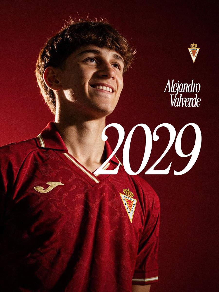 canteragrana's tweet photo. 𝐀𝐋𝐄𝐉𝐀𝐍𝐃𝐑𝐎 𝐕𝐀𝐋𝐕𝐄𝐑𝐃𝐄 𝟐𝟎𝟐𝟗 

⚡️ El extremo murciano renueva su contrato con el Real Murcia C.F. y seguirá creciendo de grana 

🔗 https://t.co/EXOmGakgCl

🙌 ¡Enhorabuena! 
#CanteraGrana https://t.co/cd8q9obRRJ