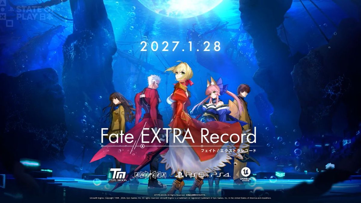 denfaminicogame's tweet photo. 『Fate/EXTRA Record』1月28日に発売決定！アルクェイドの姿を捉えた新映像も公開
https://t.co/XJ0G2I63mr

2010年に『Fate』シリーズ初のRPGとして登場した『Fate/EXTRA』のフルリメイク作品。進化したデッキ構築型コマンドバトルのド派手な攻撃演出がとにかくカッコいい
#StateOfPlay https://t.co/DpwewPTjRN
