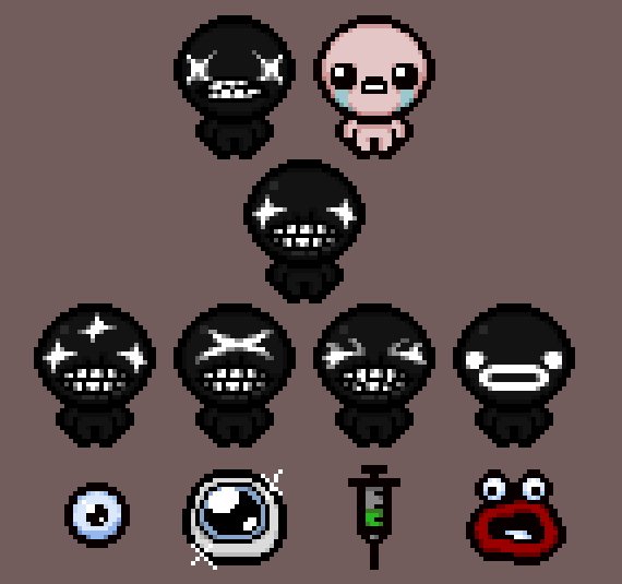 GamePule's tweet photo. Strange guy 
#tboi #isaac #thebindingofisaac #pixelart https://t.co/KjMv461XSV