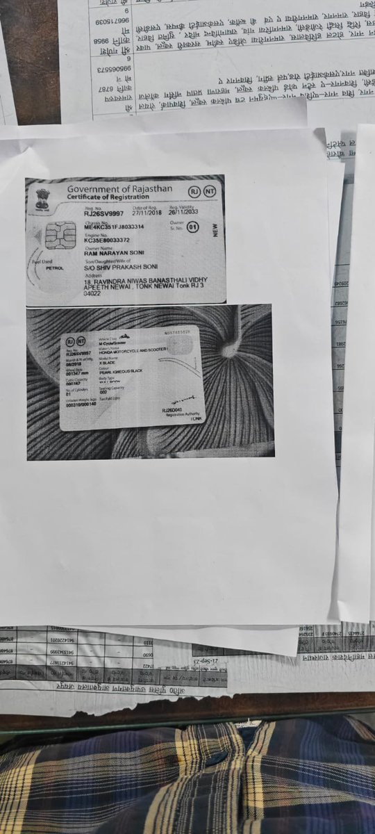 GN8Music's tweet photo. @RajCMO @PMOIndia 
Sir ye kya kanoon vyavastha hai..?? Bike chori ki report diye huye 24 hours se jyada ho chuke hain, abhi tk fir b nhi darj kari hai.
Even ramnagariya thana police ghumaye ja rhi hai, application tk gayb kr di hai. @jaipur_police please fir darj kre. https://t.co/4FHdpHCDqO