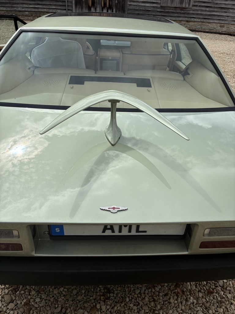 AMHTOfficial's tweet photo. A fabulous welcome to this rare Aston Martin Lagonda, and its lovely owner, as they stopped by the Museum on their journey to the Hampton Court Concours. ✨

The car attracted plenty of attention from visitors, who were delighted to see this iconic model up close and admire its distinctive design.

What do you think of the Aston Martin Lagonda? Let us know in the comments below.

We love it 😍

#AMHT #AstonMartinLagonda #ClassicCars #AutomotiveHeritage #AstonMartinHeritage