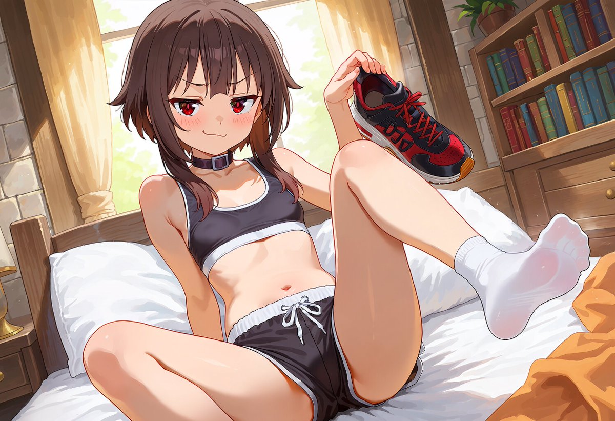 2dfdMegumin_'s tweet photo. Sniff my sock while beating your dick~ https://t.co/rmwJ8xcOLw
