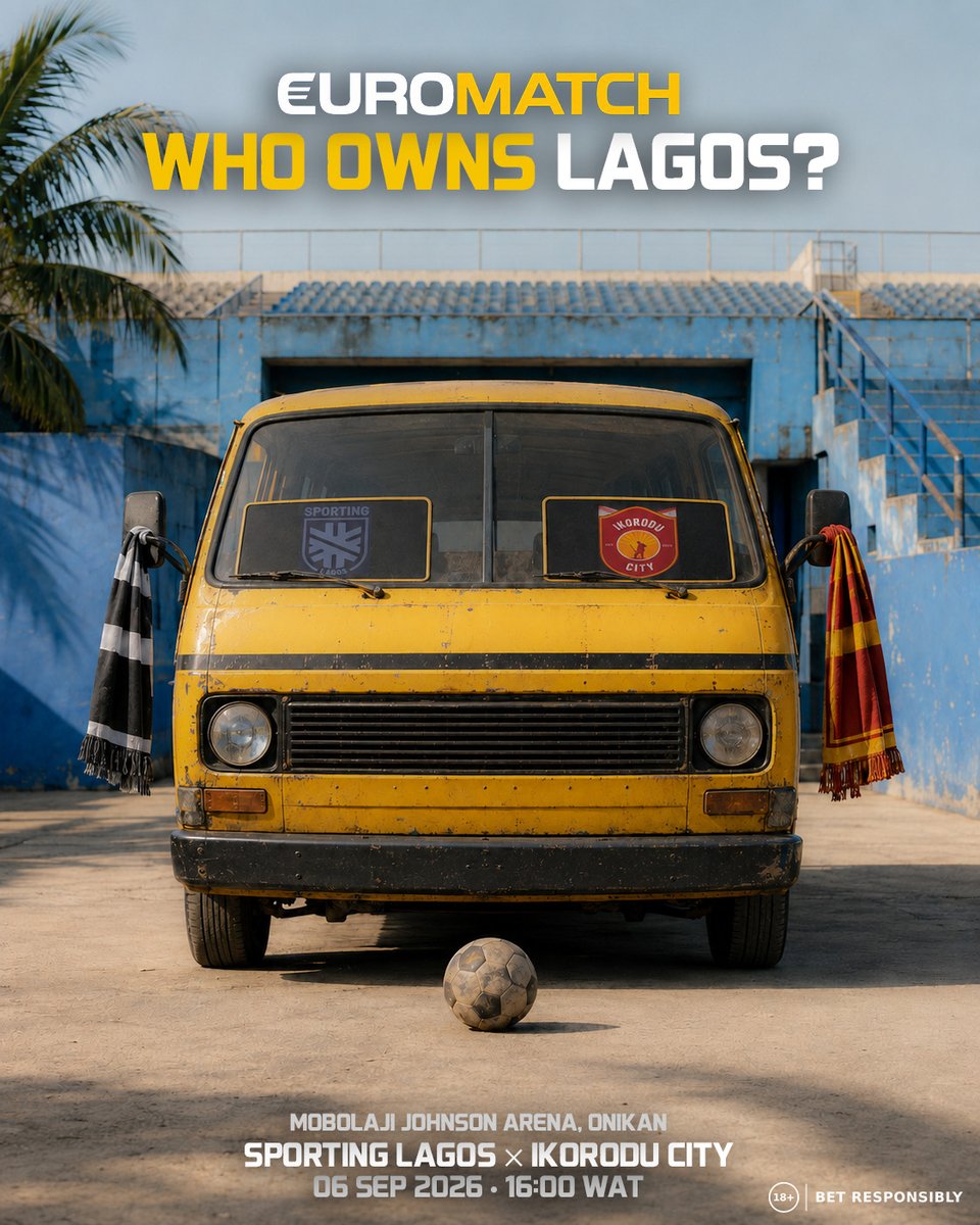 euromatchng's tweet photo. Lagos bragging rights are on the line.
Sporting Lagos host Ikorodu City at the Mobolaji Johnson Arena, Onikan, on 6 September at 4PM WAT.
Who owns Lagos?
#EUROMATCHNPFL #NPFL27 https://t.co/WzoVrzHs3V