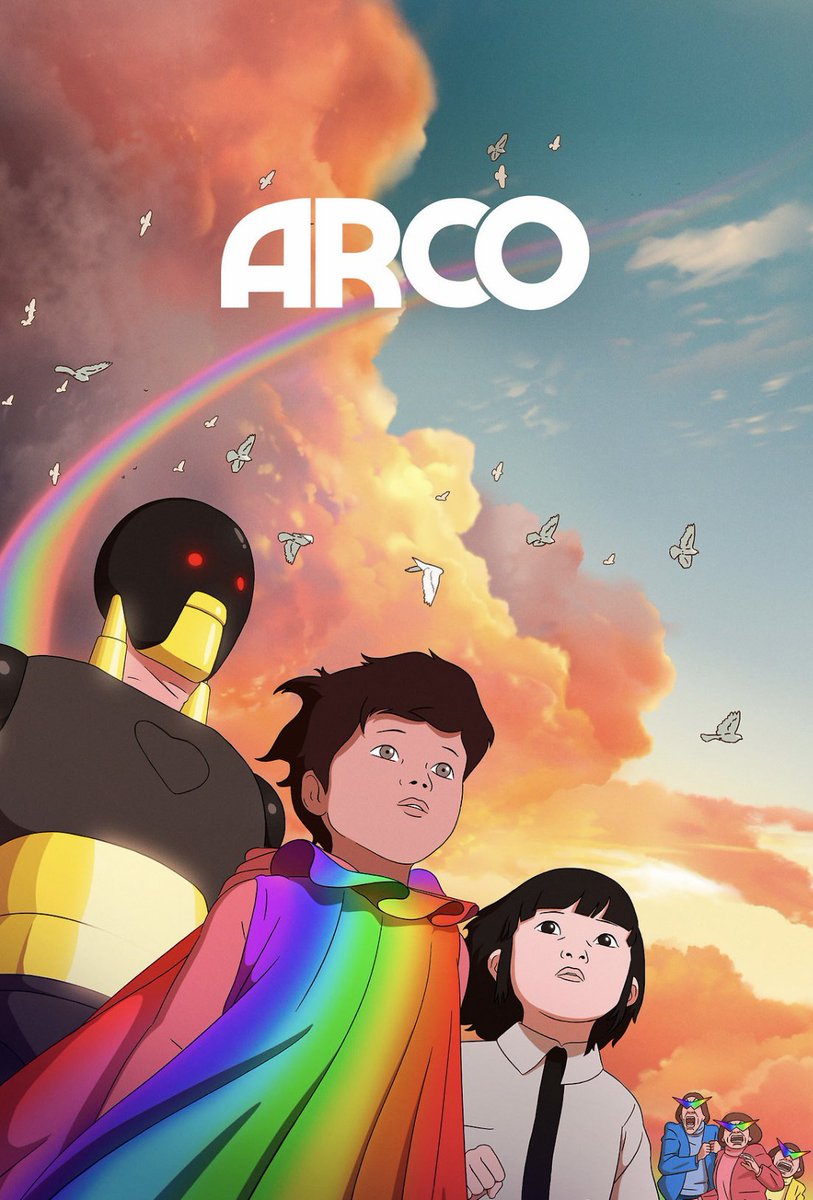 javierfied's tweet photo. #Arco Es una historia verdaderamente original que explora temas como la identidad, la amistad y la familia. El guion es ingenioso y conmovedor a la vez, y complementa a la perfección la vibrante animación, cuyo estilo visual realmente realza la atmósfera de la película. https://t.co/eYpr8kC3ue