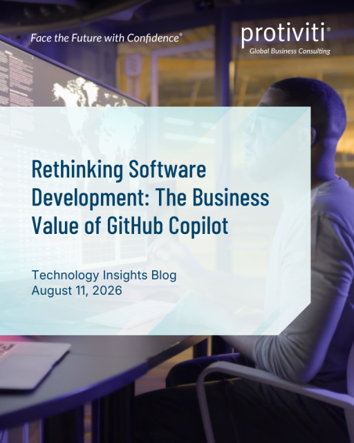 FmBaum's tweet photo. How can IT leaders unlock the business value of @Microsoft GitHub Copilot? @Protiviti, @roberthalf's global consulting firm, explores how organizations can modernize software development and address persistent SDLC challenges. Read more: https://t.co/kgr2oyq2pD https://t.co/S9oDGg80Q1
