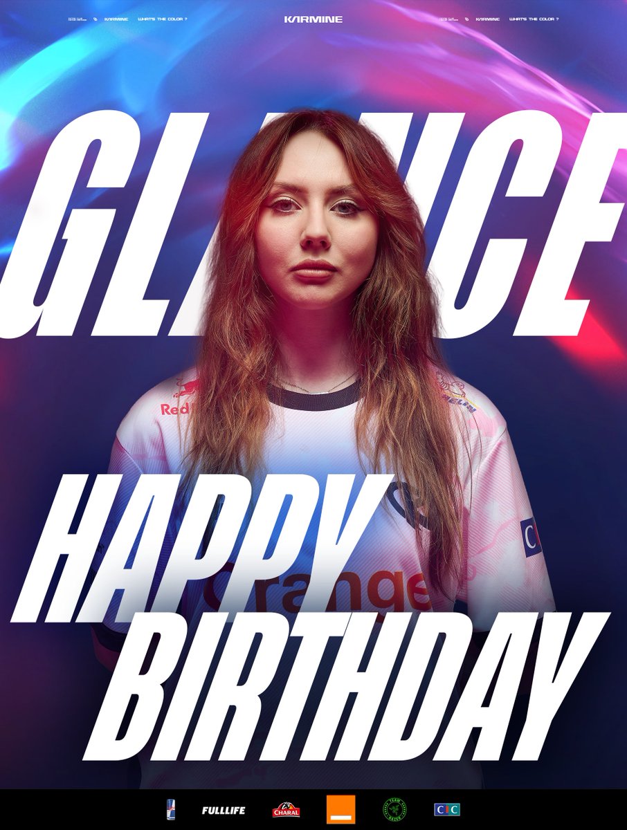 KarmineCorp's tweet photo. Joyeux anniversaire @GlanceVl 🩵🎂 https://t.co/O2nzneT3qZ