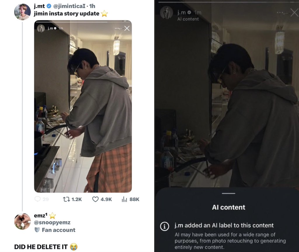 forprettystella's tweet photo. Why my mimipig deleted this video🥺🥺 maybe it's because he was caught using ai AGAIN https://t.co/9yDH70uteM