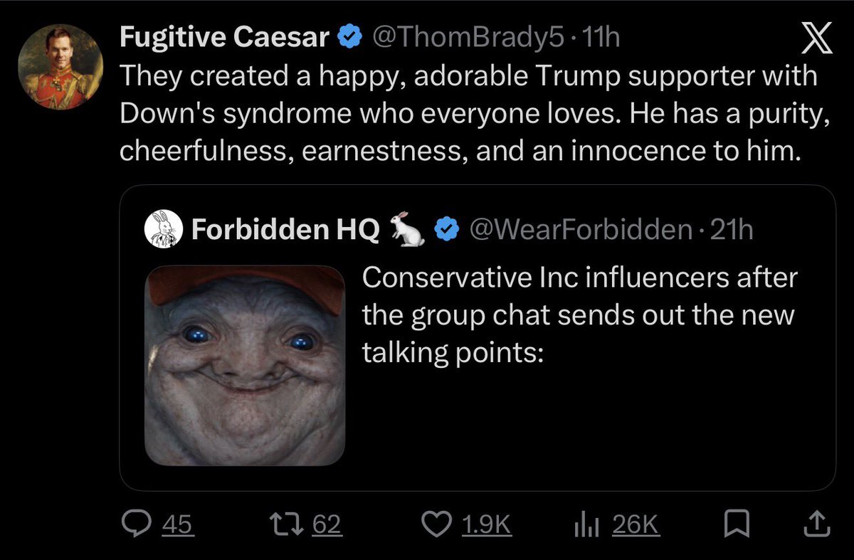 Villgecrazylady's tweet photo. They’re so defeated and demoralized they don’t even know what to say. They’re trying to play it off by leaning into it which just makes them look even more sad and pathetic. https://t.co/eOaq84IQ3D