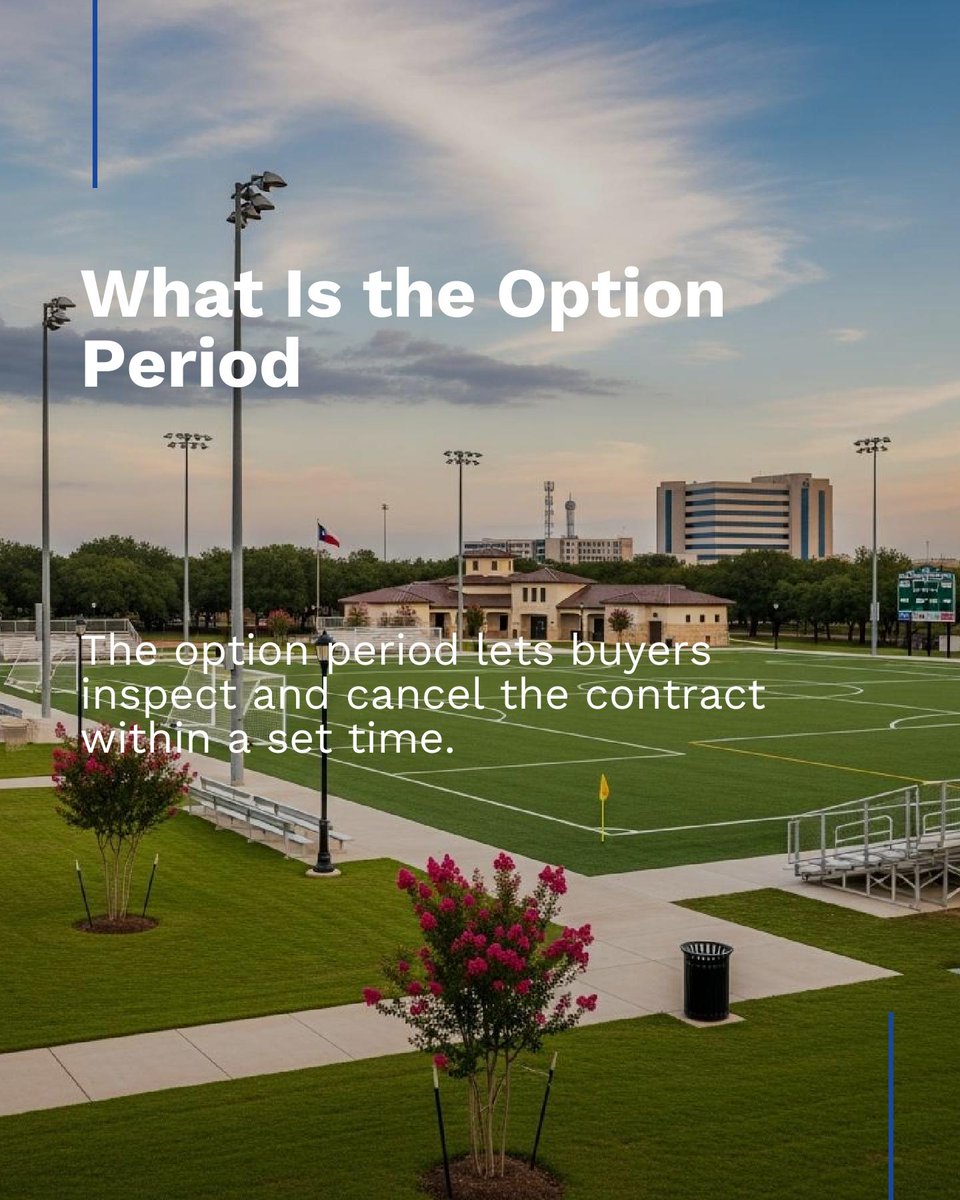 TPSRealtorATX's tweet photo. Texas home contracts revolve around a short, negotiated option period, very different from what many out-of-state buyers expect. How did your last home offer handle inspection timelines? https://t.co/F3MRJsWSBy