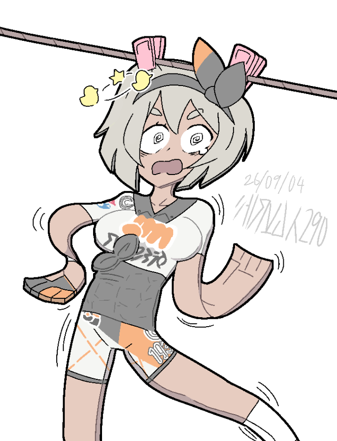 nikuma290's tweet photo. #毎月4日は平面化の日
ぺったんこなサイトウ描きました https://t.co/I8RO9yGSaD