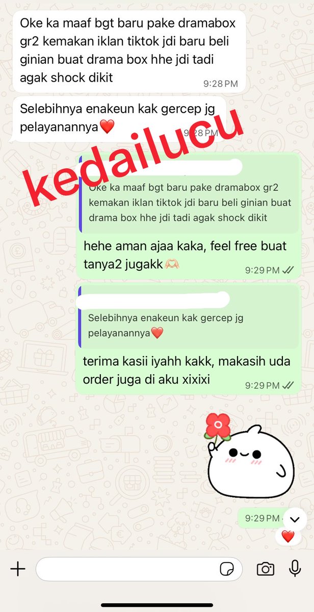 kedailucu's tweet photo. cust gemess, testimoni yaaa https://t.co/jcrq7LdWnf
