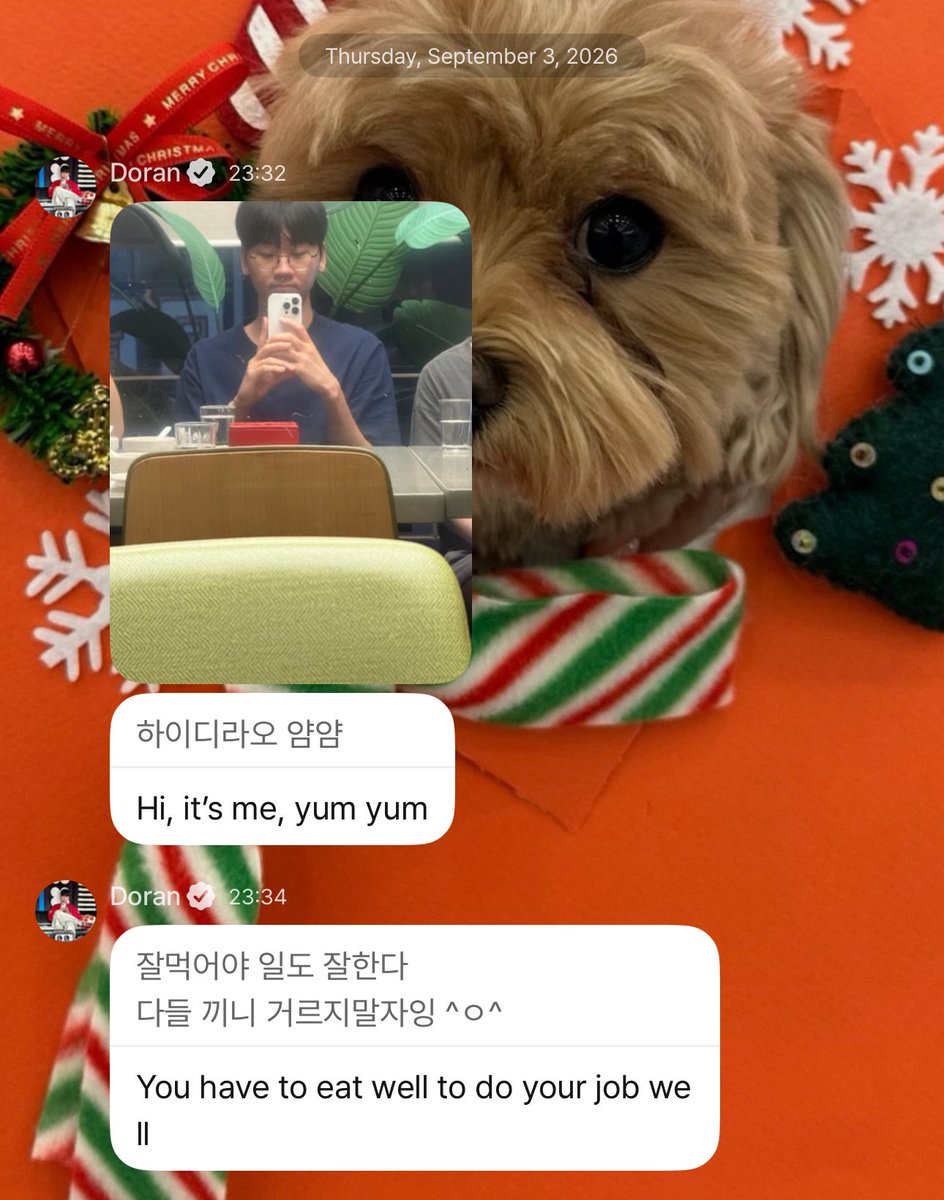rideonFaker_'s tweet photo. 260903 🐿️💭

Hello Rannie!! 🩷🌸

He also sends a cute and blurry selfie 🌸 https://t.co/Gs04PvRpXf