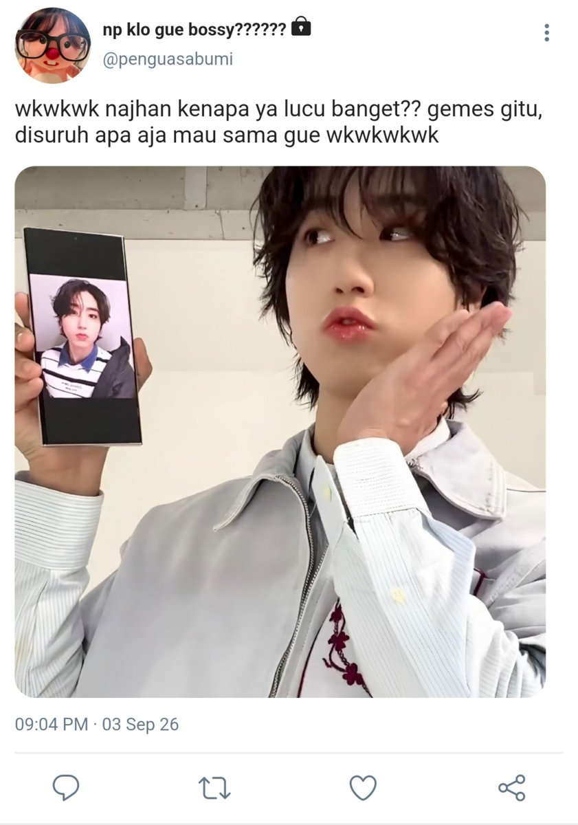 juneyyaa's tweet photo. ㅤminsung one tweet.
waktu indonesia bagian raja bucinin najhan https://t.co/PgfKQdFvu4