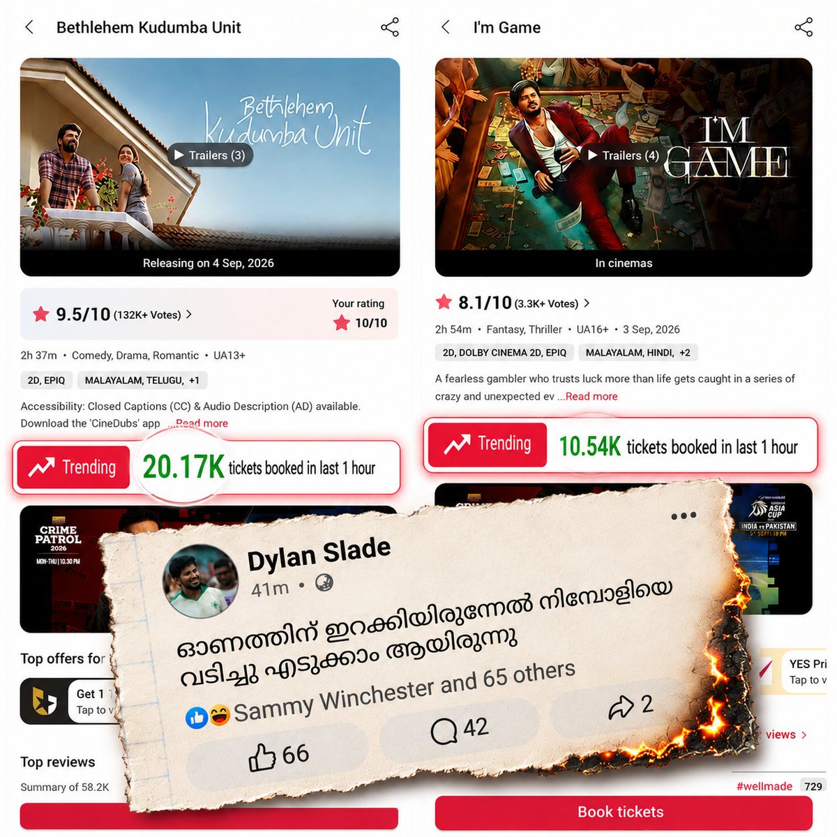 mp3__king's tweet photo. #imgame DAY 1 vs #bethlehemkudumbaunit DAY 14

ഇതിൽ ഇപ്പൊ ഇന്ന് ഇറങ്ങിയ പടം ഏതാ 😲😲

മൈർ കുഞ്ഞിക്കയെ നിമ്പോളി വടിച്ചെടുക്കുന്നു🔥

എടുത്ത് വെക്കെടാ ഇൻഡസ്ട്രി ഹിറ്റ്🥵 https://t.co/YNlj94igXv