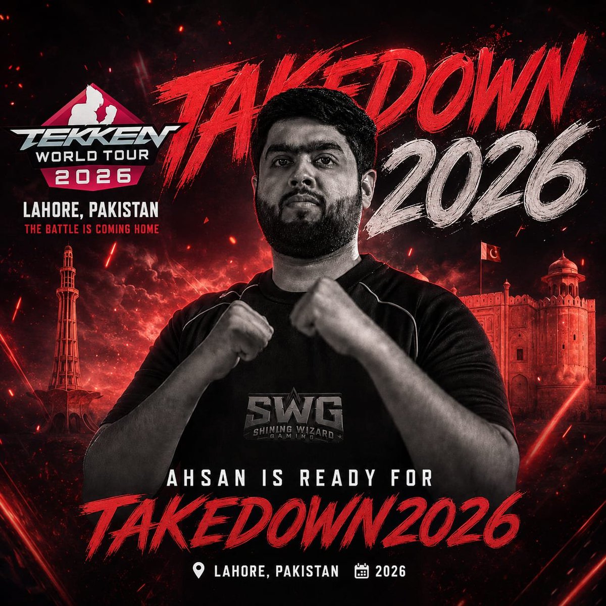 shiningwizinc's tweet photo. @TKAhsanAli is all set for @baazgg TAKEDOWN 2026

#tekken8 https://t.co/ay3h6Abjit