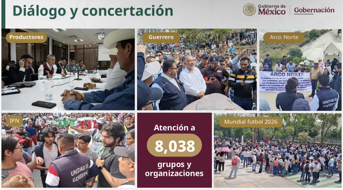 rosaicela_'s tweet photo. En #México está garantizado el ejercicio pleno de todas las libertades. Atendemos la protesta social en coordinación con los tres órdenes de gobierno, para alcanzar la resolución pacífica de conflictos; hay cero censura y cero represión. También mantenemos una relación respetuosa con distintos poderes, actores políticos y sociales, así como con organismos internacionales y trabajamos para evitar cualquier forma de discriminación; estamos en contra del clasismo, el racismo, el machismo, la homofobia y la misoginia. 🇲🇽
#2InformeDeGobierno #HonestidadYResultados @Claudiashein #CésarYáñez @arturomedinap @RocioBarcenaM
