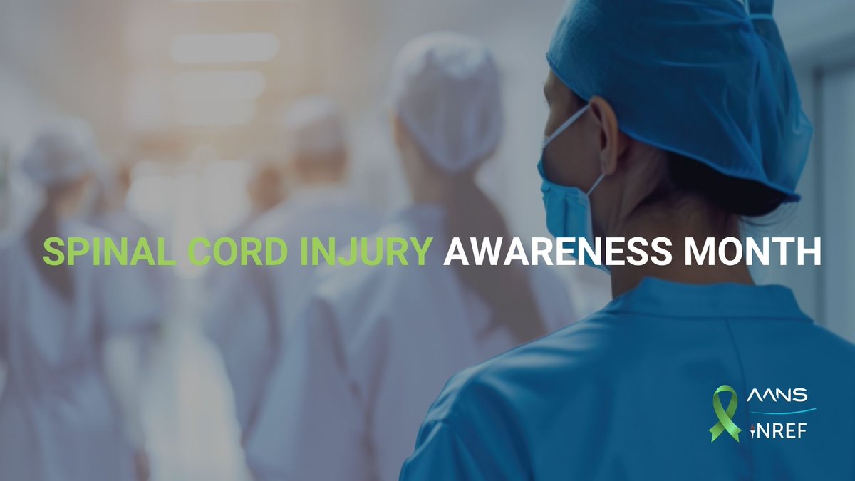 NREFORG's tweet photo. September is Spinal Cord Injury Awareness Month—a time to champion hope, healing and innovation. Support vital research and transformative treatments by donating to the NREF. 

Select "Spine" as your subspecialty at https://t.co/0gbrTxGSY0 or honor a mentor with a gift to a dedicated fund. Together, we can fuel breakthroughs and improve lives. #SpinalCordInjuryAwareness #Neurosurgery #NREF #SpineResearch #HonorYourMentor