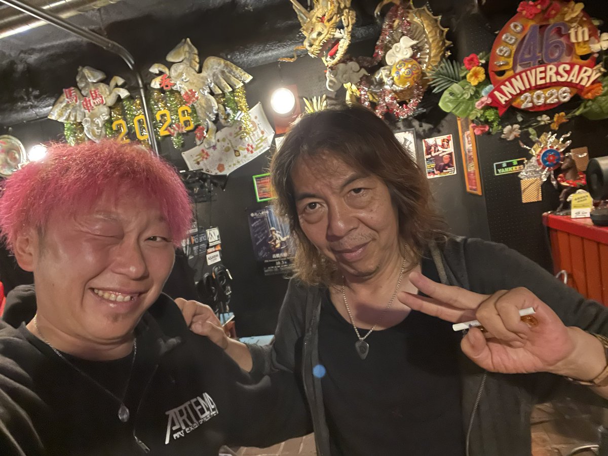 punkthemonster's tweet photo. 2026.9.2夕焼けまつり
モトヤ、レイナ、アセッション、関将さん、遊びにきてくれた皆様、夕焼けマスター、ピッコさんありがとうございました🙏✨ https://t.co/0XbzDBpIGY