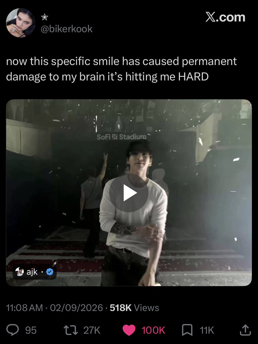 HANA__987's tweet photo. This one JUNGKOOK clip being used in such beautiful edits going viral on every social media platform, Twitter, Instagram and TikTok 

Look at the number of likes in each platform! 😭 https://t.co/7cArJ583id