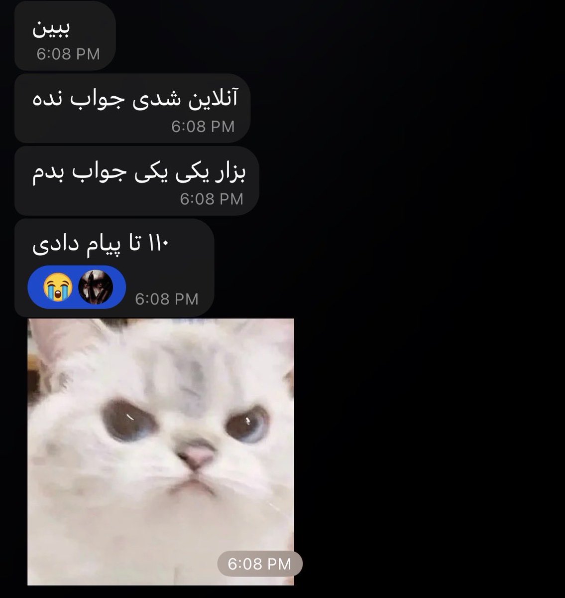 Noone_Bereshte's tweet photo. «چقد پرحرفی؟»
من: https://t.co/bHdGJt9KAF