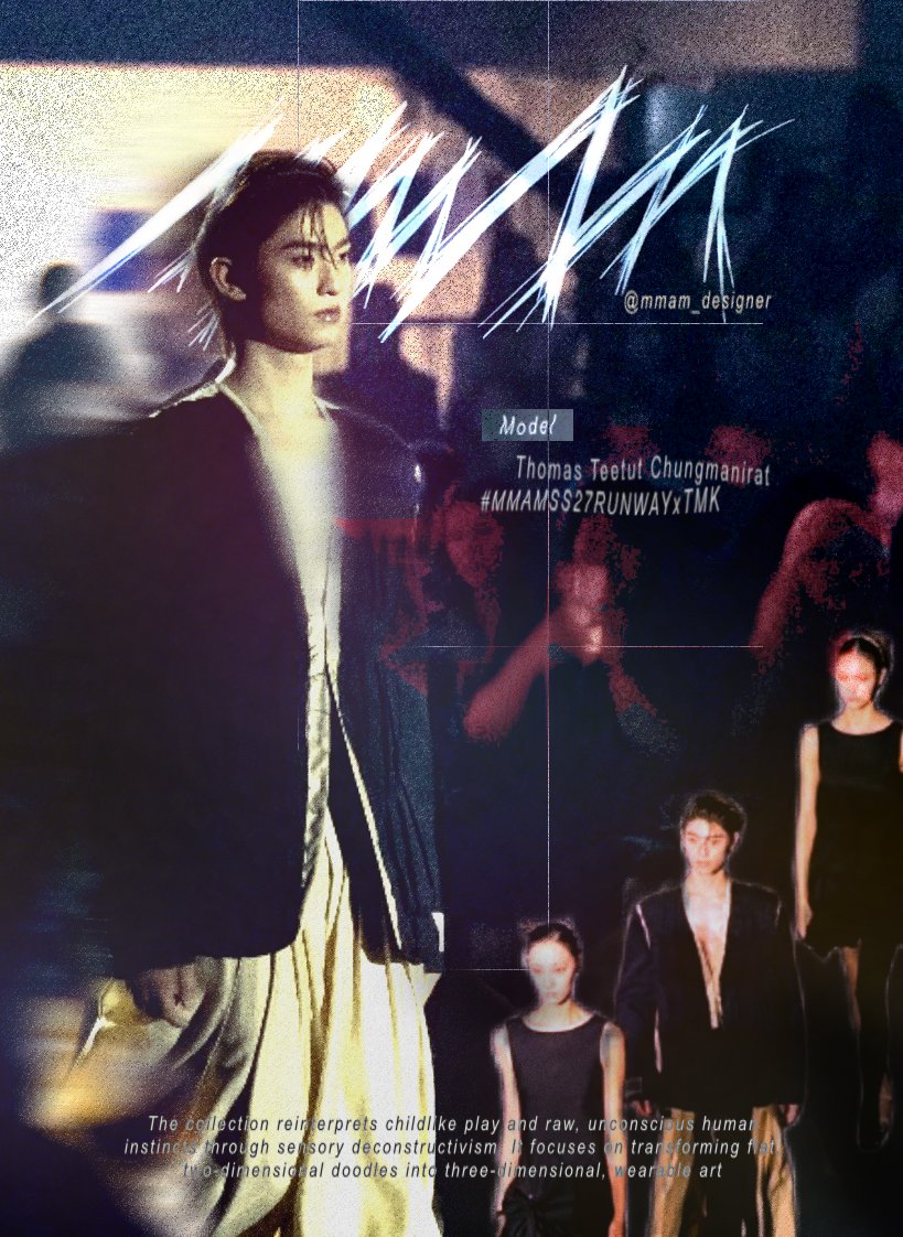 urmystq's tweet photo. — * #artworktmk 📂💙 

THOMASKONG IN SFWSS27
#MMAMSS27RUNWAYxTMK 
#tthomastc #kongjiro https://t.co/APjeVHT9EE
