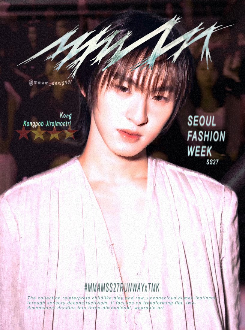 urmystq's tweet photo. — * #artworktmk 📂💙 

THOMASKONG IN SFWSS27
#MMAMSS27RUNWAYxTMK 
#tthomastc #kongjiro https://t.co/APjeVHT9EE