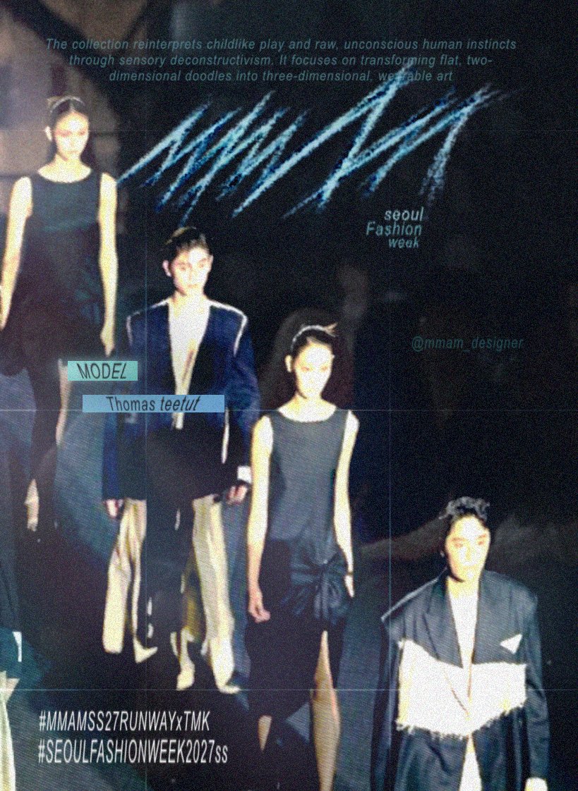 urmystq's tweet photo. — * #artworktmk 📂💙 

THOMASKONG IN SFWSS27
#MMAMSS27RUNWAYxTMK 
#tthomastc #kongjiro https://t.co/APjeVHT9EE