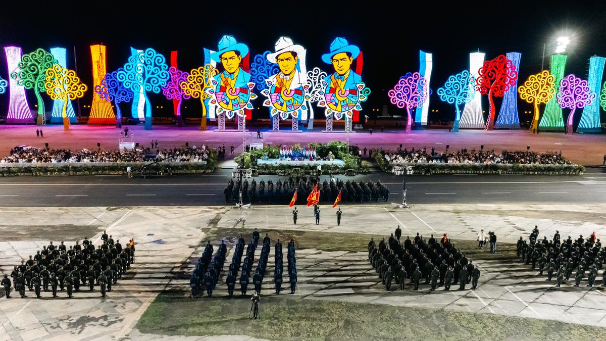 molotovdigital_'s tweet photo. #Nicaragua 🇳🇮 📷 Postales aéreas del Acto del 47 Aniversario de Fundación del Ejército de Nicaragua 🪖 Managua 2 de septiembre 2026!
@EjercitoNic 
@Politicanica_ 
@ActualidadRT 
@SputnikMundo 
@BenjaminNorton https://t.co/PJa9hwlx5u