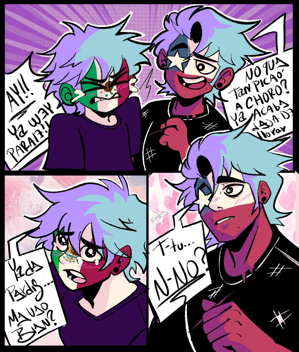 firelily_03's tweet photo. Perforaciones (universo alterno pt.2)
✨3 de septiembre ✨
#countryhumansmexico #countryhumanschile #mexchi #chimex #countryhumansmexicoxchile #chexico #countryhumans https://t.co/VvsQhllkPb