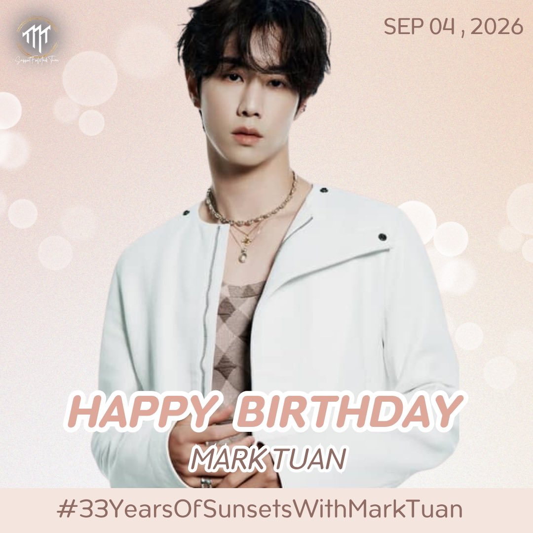 SupportForMT's tweet photo. HAPPY BIRTHDAY MARK TUAN
#33YearsOfSunsetsWithMarkTuan https://t.co/0ODnR22MLC