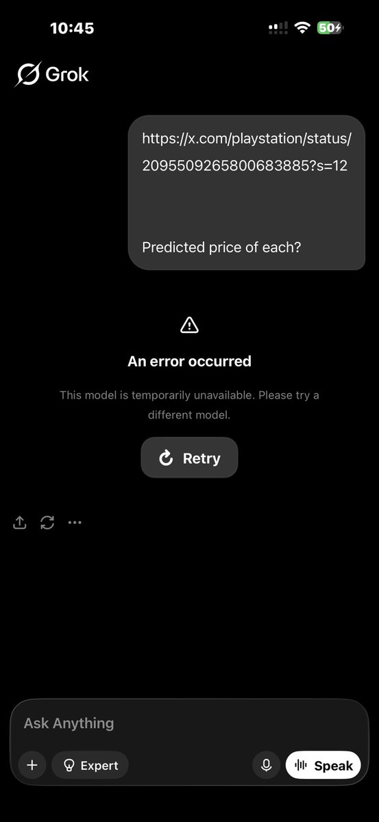 clotdotdev's tweet photo. Even @grok is not working for me.

Am I the only one facing these issues? Like any issues with my network or something? https://t.co/LaHdN94iRL