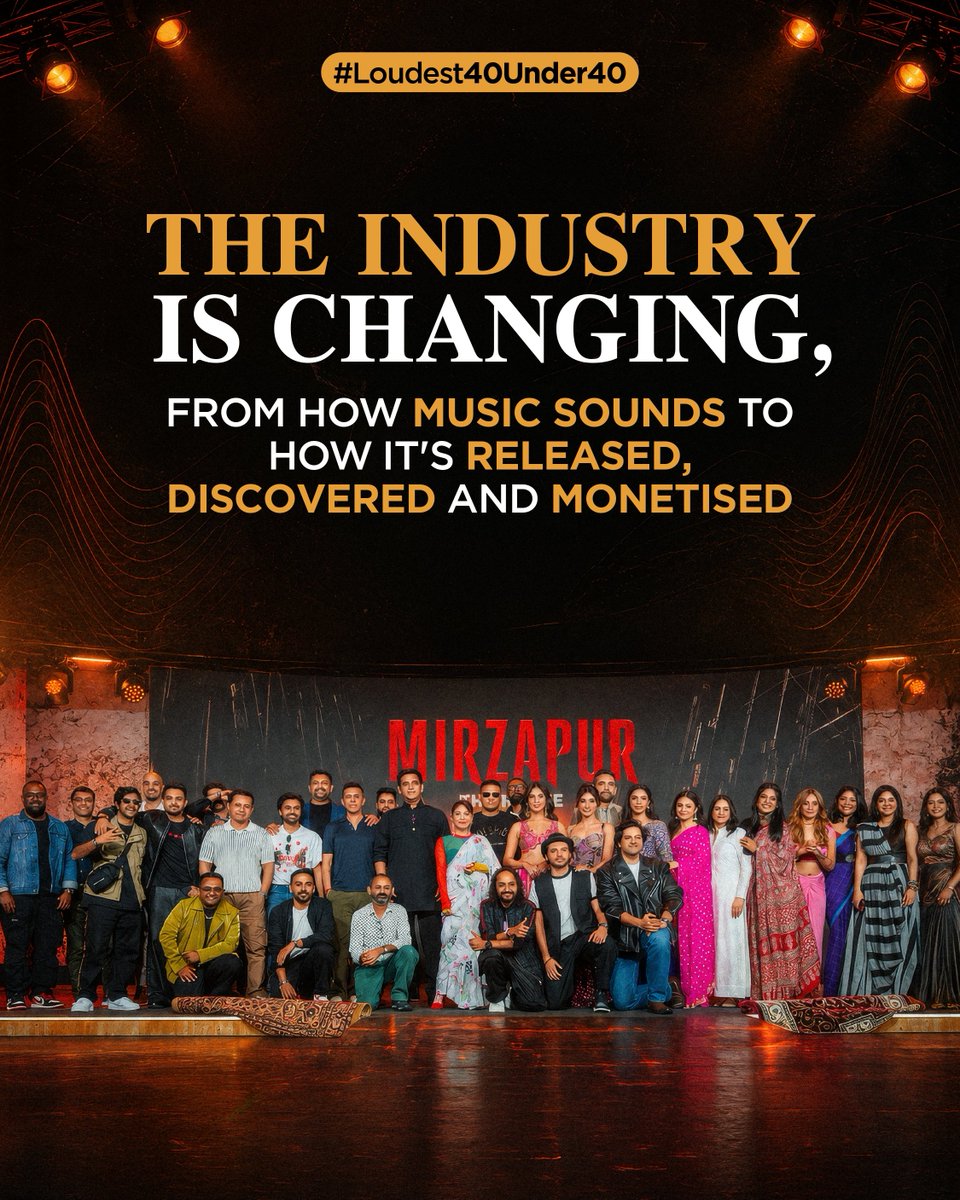 e4mtweets's tweet photo. From changing release strategies to new ways of discovering and monetising music, the industry is constantly finding new ways to connect with audiences. The people driving these shifts are the ones shaping what comes next.

Are you one of them?

Put your work and impact in the spotlight. Nominate yourself for #Loudest40Under40: https://t.co/64vcpfaxiC

#MusicIndustry #MusicBusiness #MusicLeaders #40Under40 #IndianMusic #e4m