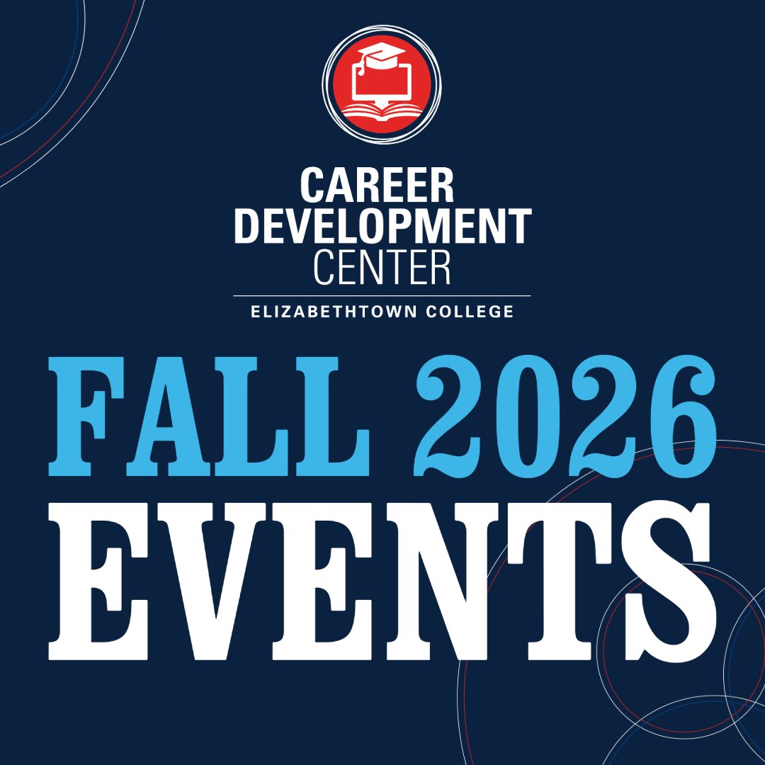 EtownCollege's tweet photo. Etown's Career Development Center invites students to participate in a dynamic lineup of upcoming career-focused events this fall, featuring meet-and-greet sessions, networking opportunities, workshops, and more!

View events and register today: https://t.co/kYPWHAMc7l. https://t.co/nJP9mUTw4J