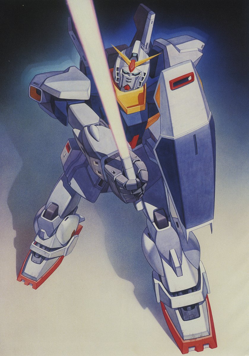 tomaton200x's tweet photo. 機動戦士Zガンダム
ガンダムMK-Ⅱ　格好良いねぇ
#ガンダム　#ガンプラ　#イラスト https://t.co/ChspAmCFCI